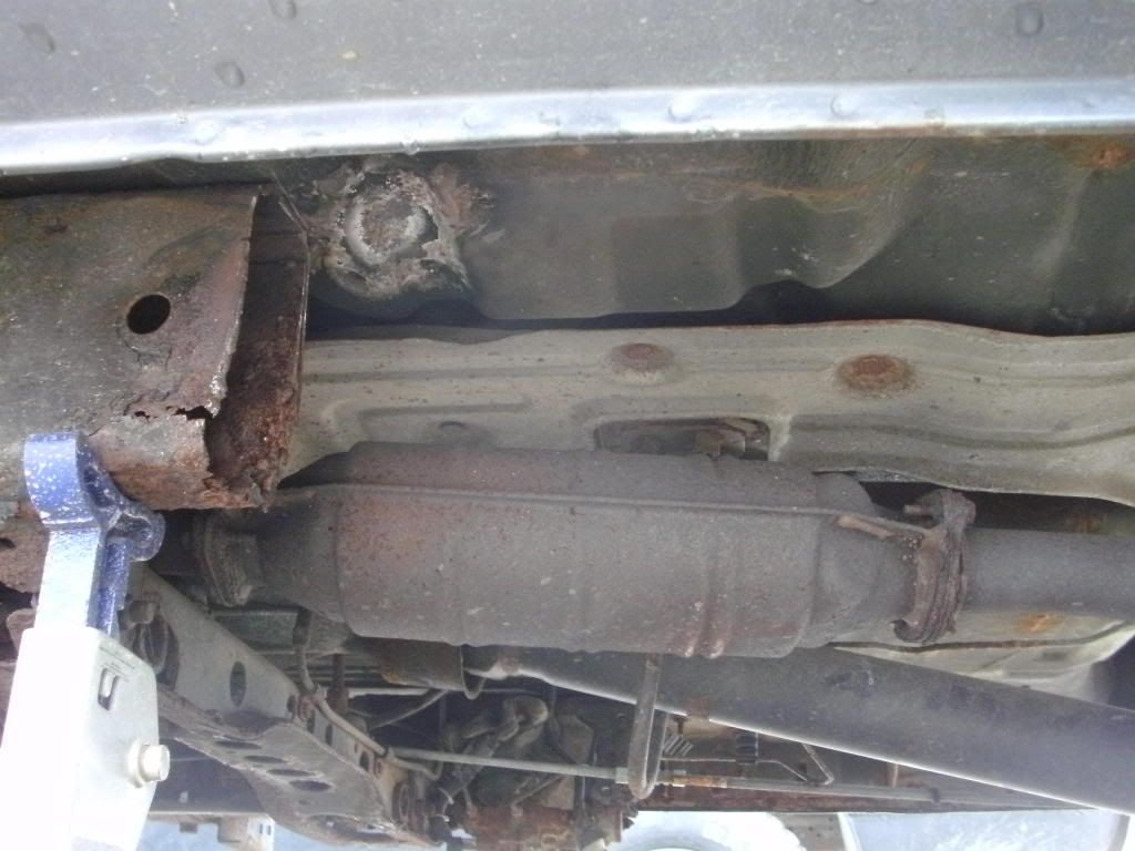 94 Nissan pathfinder frame repair #2