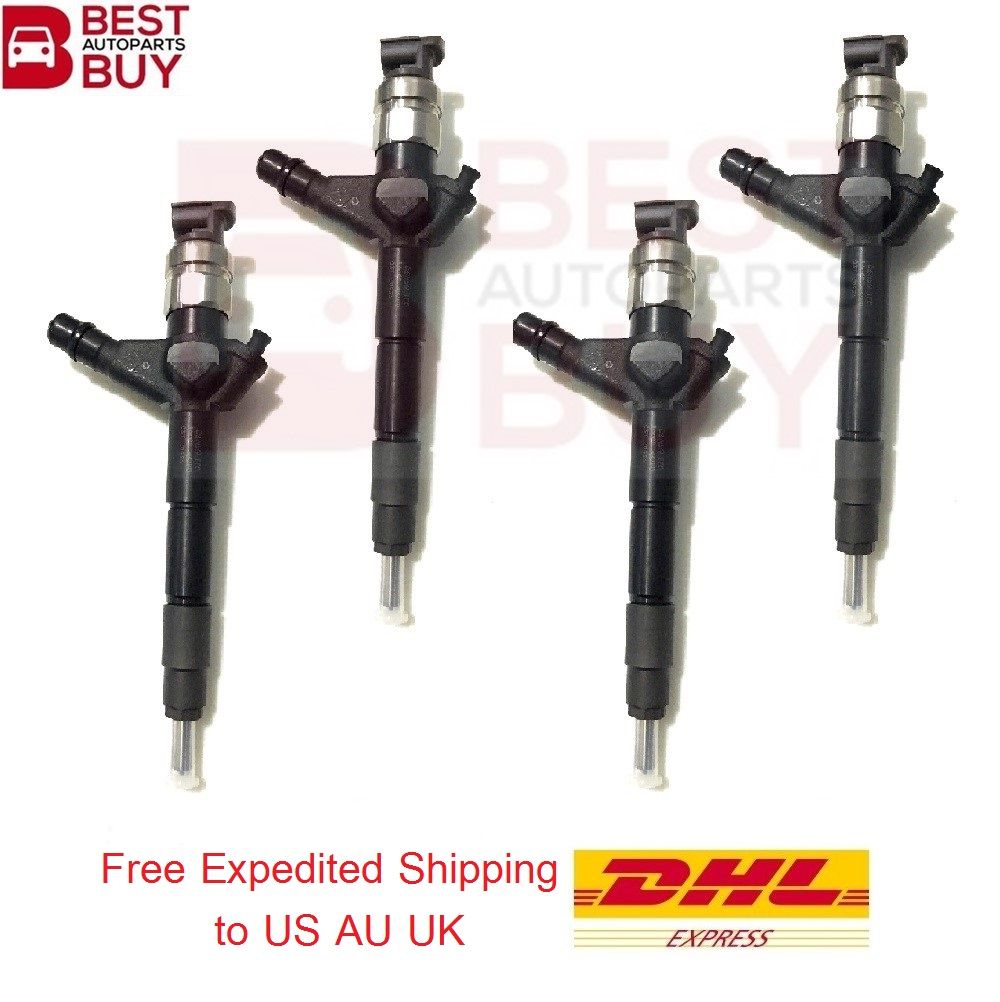 4 Genuine Nissan Fuel Injectors Navara D40 YD25 Pathfinder R51 2.5L