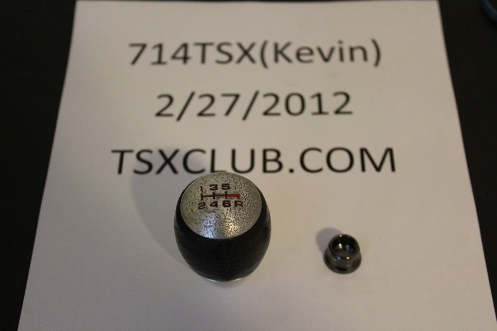 OEM TSX Shift Knob Acura TSX Forum