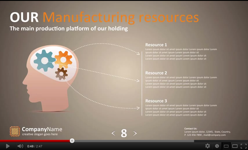 Business Standards: Keynote Corporate Presentation - 1