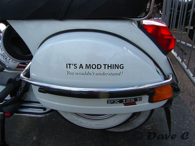 Vespa side panel