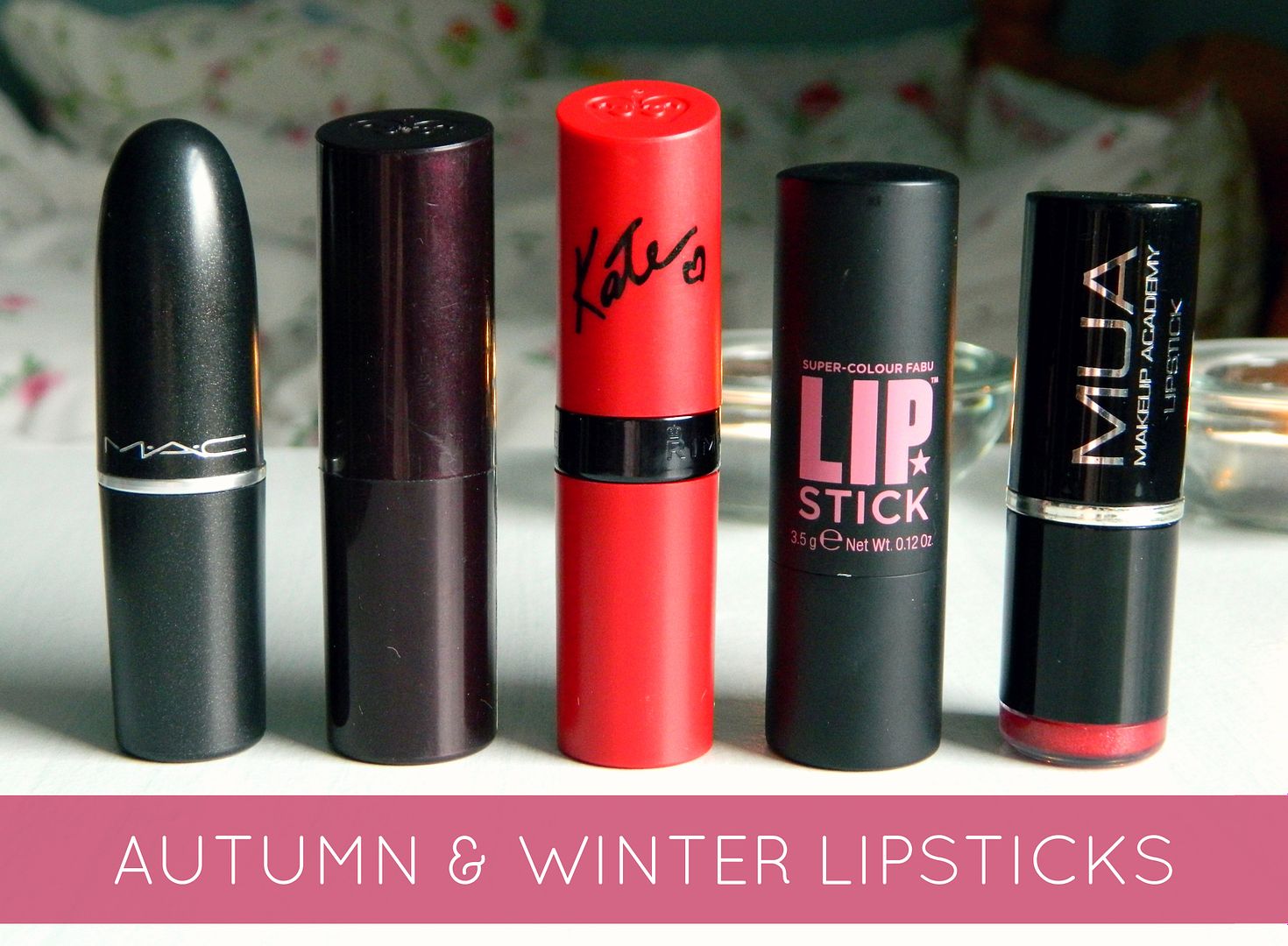 Autumn Winter Lipsticks 2013 Belle-amie UK Beauty Fashion Lifestyle Blog