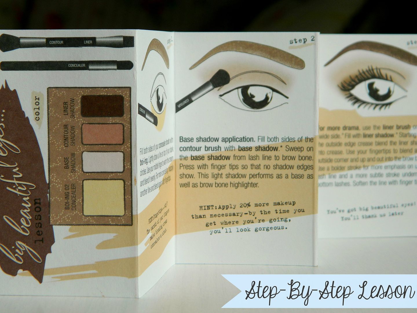 Benefit Big Beautiful Eyes Step By Step Lesson Review Belle-amie