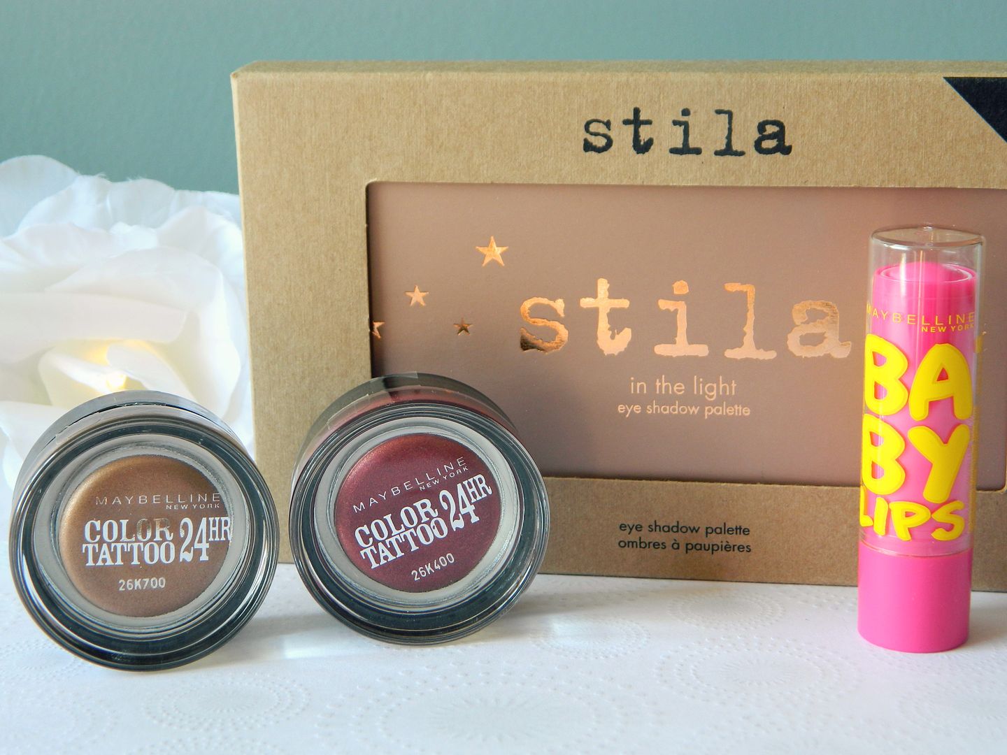 Birthday Haul Maybelline Color Tattoos Baby Lips Stila In The Light Palette Belle-amie UK Beauty Fashion Lifestyle Blog