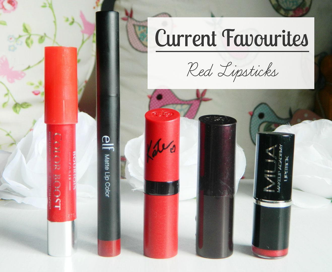 Current Favourites Red Lipsticks Belle-amie UK Beauty Fashion Lifestyle Blog
