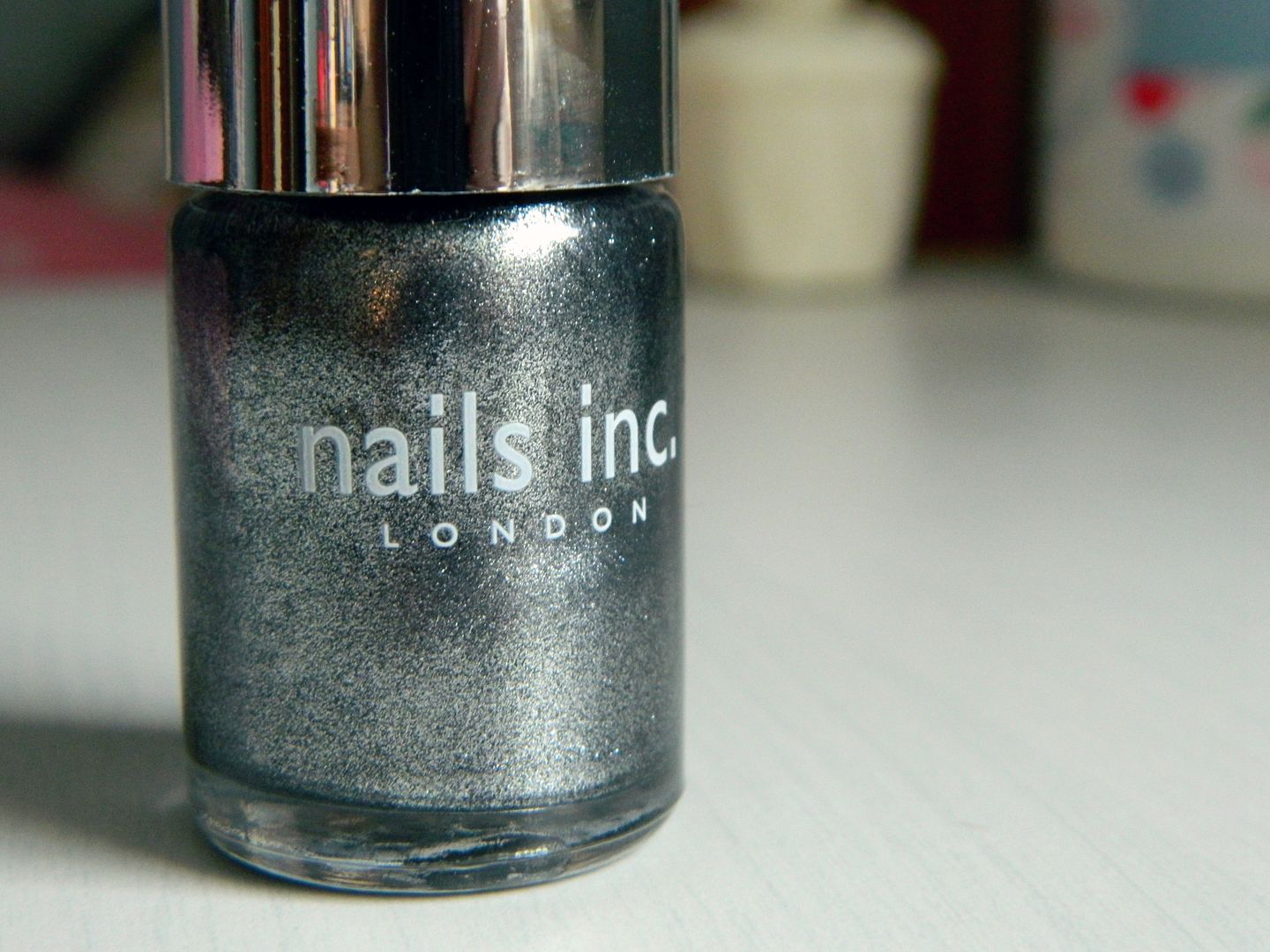 Nails Of The Day Nails Inc Chelsea Manor Street Nail Polish Close Up Review Belle-amie