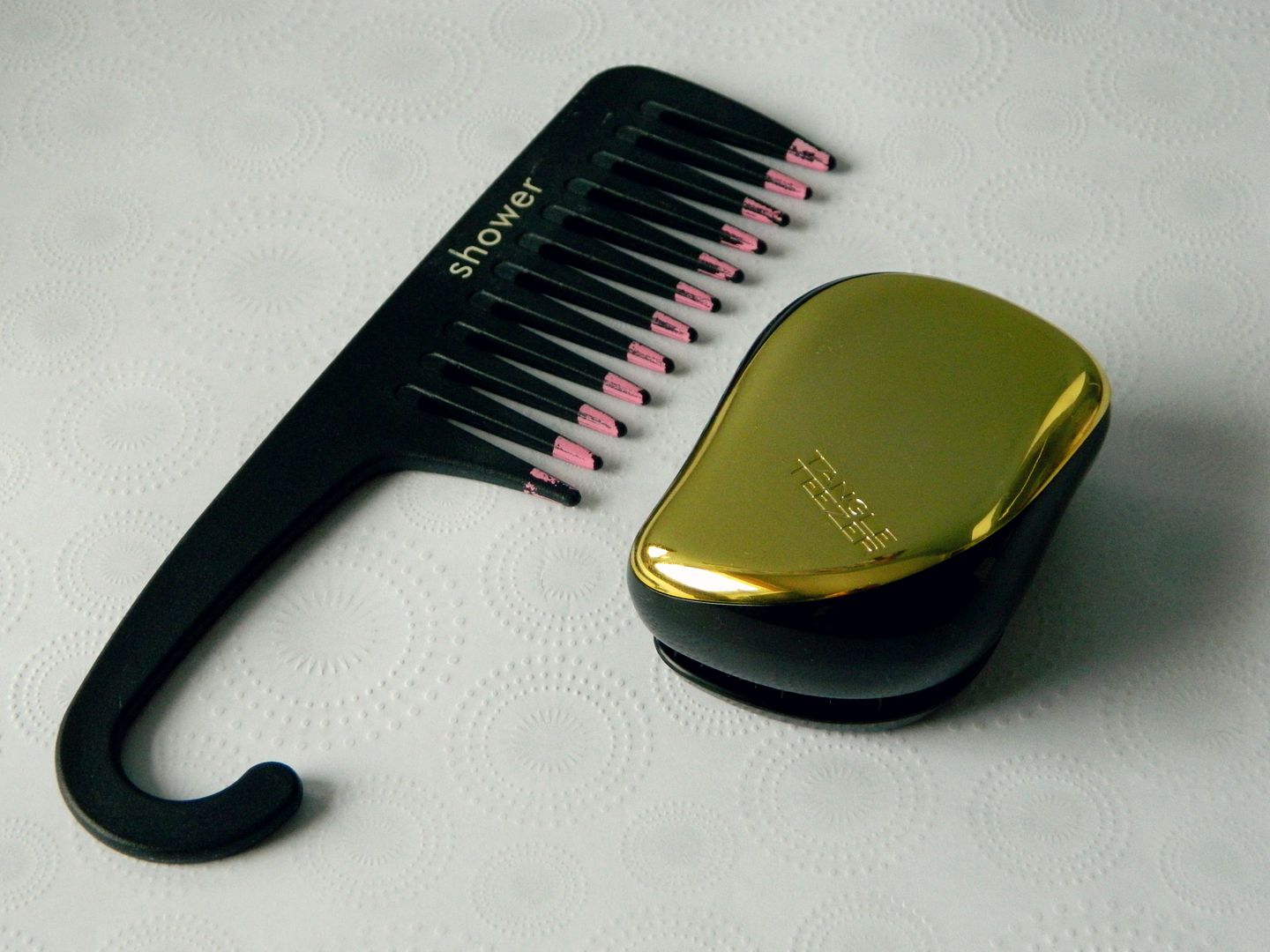 Ombre Hair Care Routine Brushes Wide Tooth Comb Golden Goddess Tangle Teezer Belle-amie Review