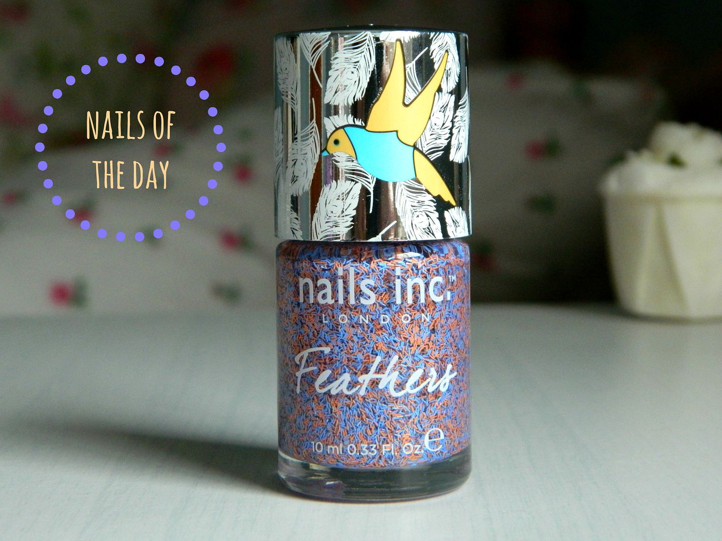 Nails Of the Day Nails Inc Feathers Edinburgh Nail Polish Review Belle-amie