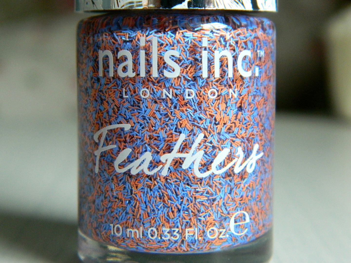 Nails Of the Day Nails Inc Feathers Edinburgh Nail Polish Close Up Review Belle-amie