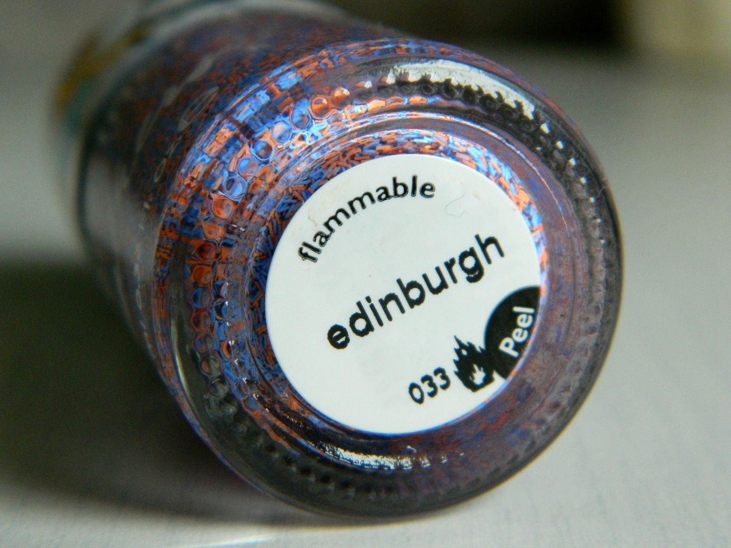 Nails Of the Day Nails Inc Feathers Edinburgh Nail Polish Label Review Belle-amie