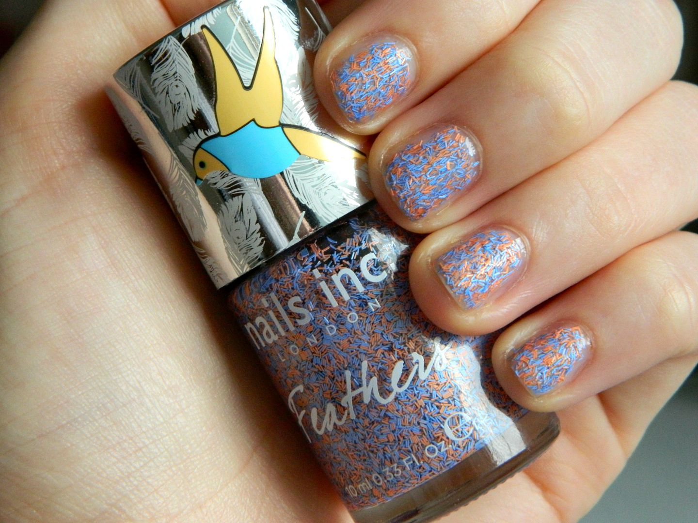Nails Of the Day Nails Inc Feathers Edinburgh Nail Polish Swatch Review Belle-amie