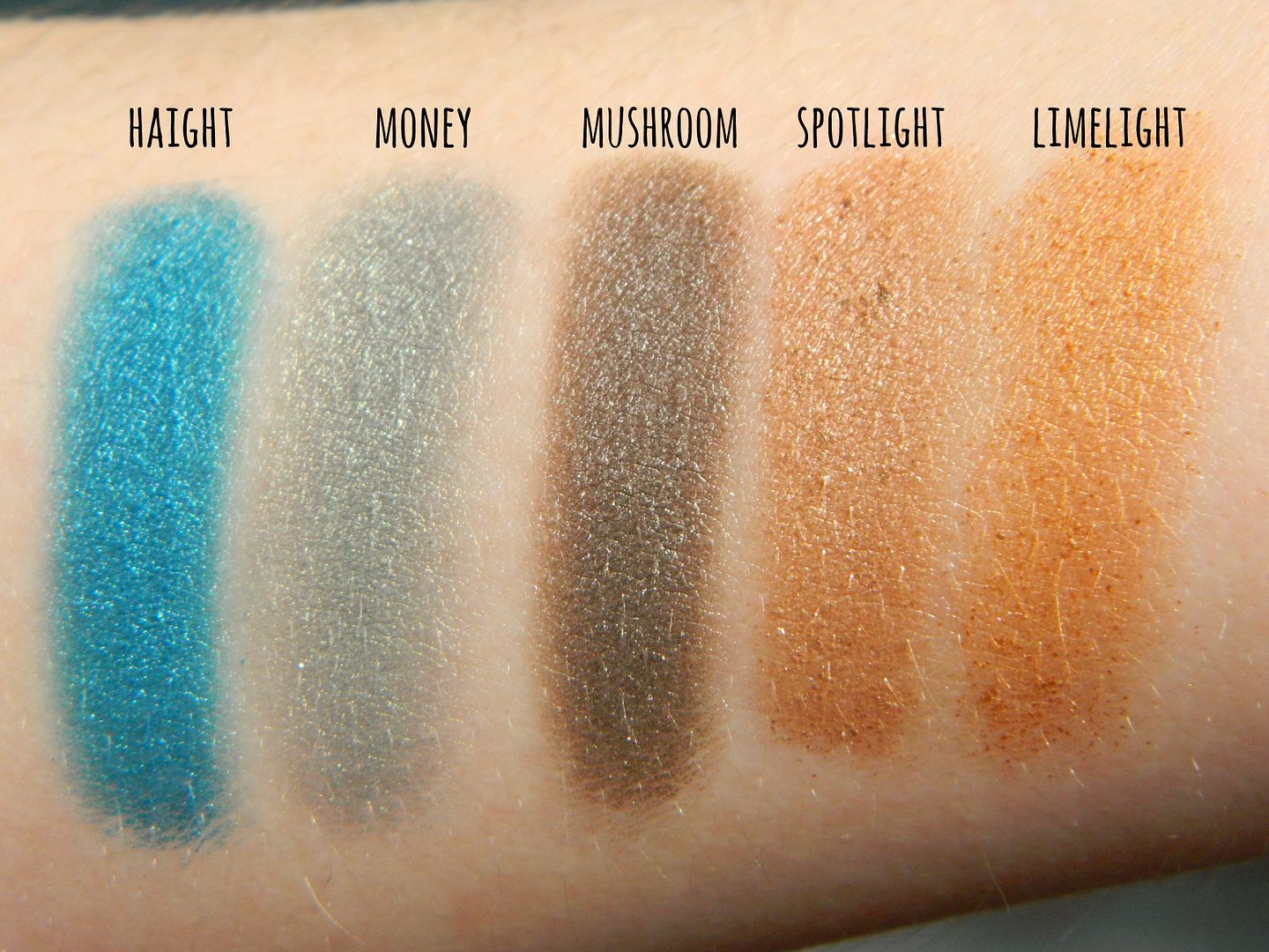 Urban Decay Mariposa Palette Shades Swatches Review Belle-amie