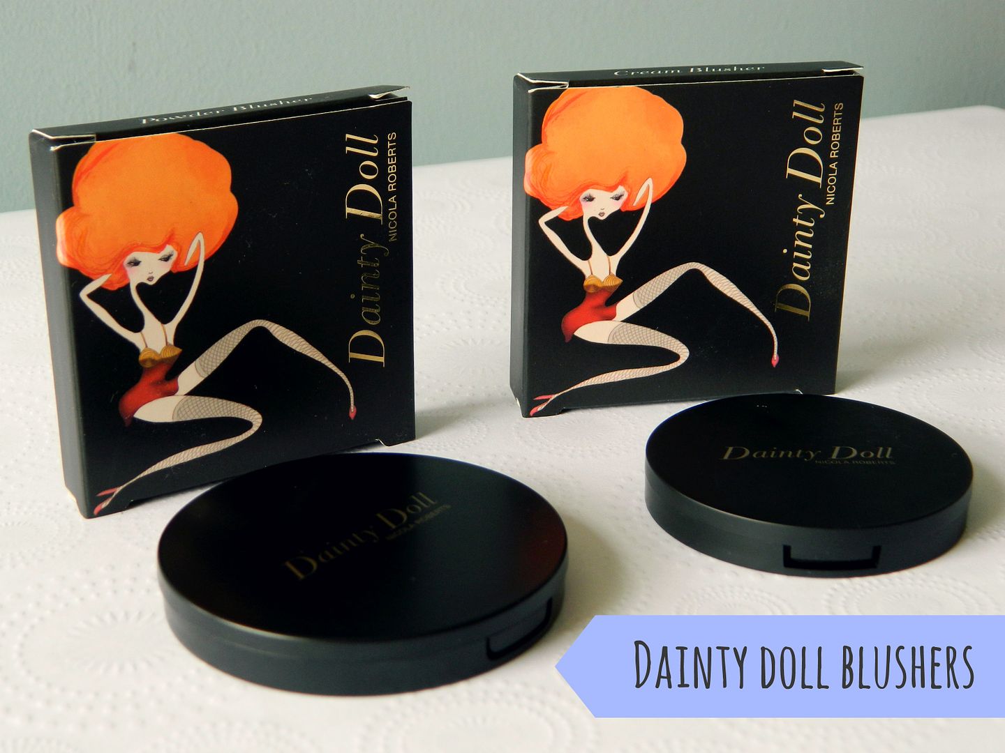 Dainty Doll Cream Powder Blushers Packaging And Box