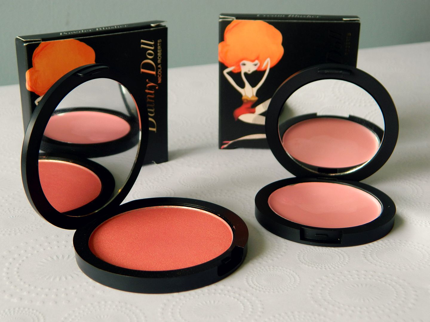 Dainty Doll Cream Powder Blushers in You Are My Sunshine And Paper Roses