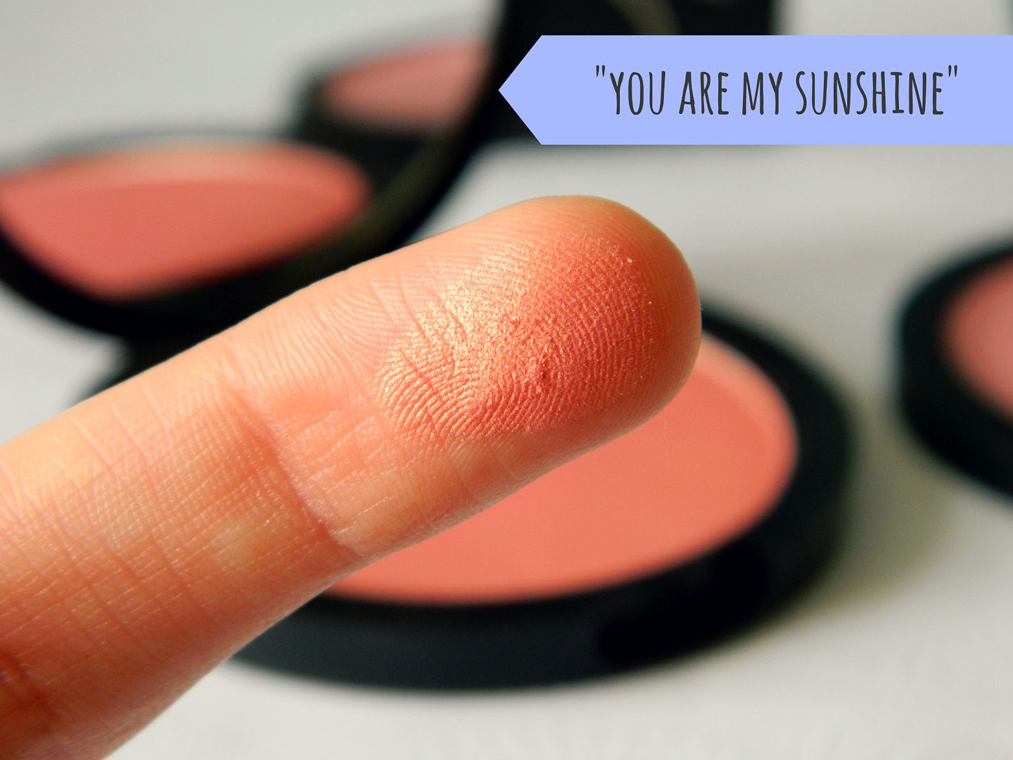 Dainty Doll Powder Blusher in You Are My Sunshine Swatch