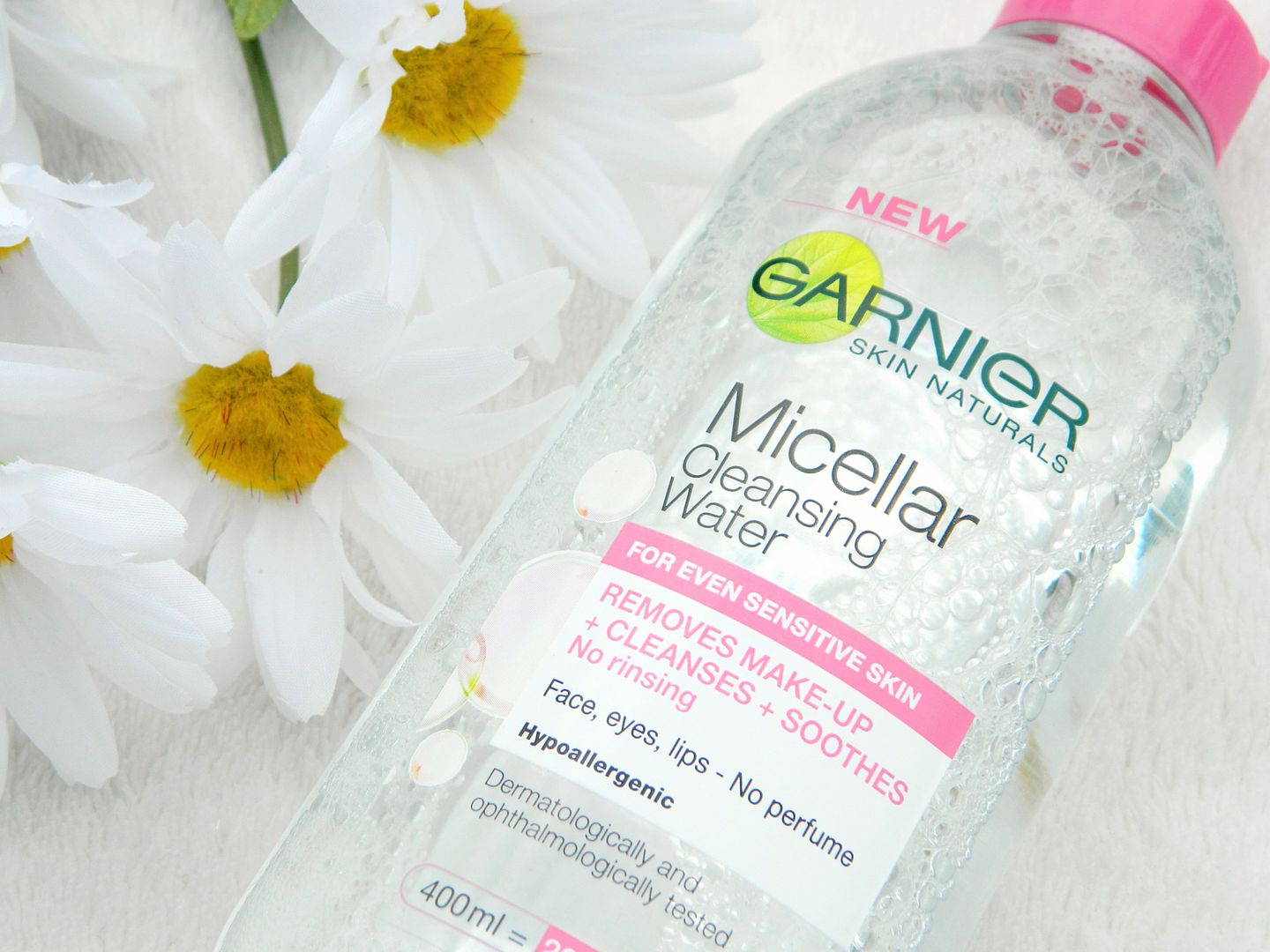 Daily Favourites Garnier Micellar Cleansing Water Review Sensitive Dry Skin Care Routine Bottle Belle-Amie UK Beauty Fashion Lifestyle Blog