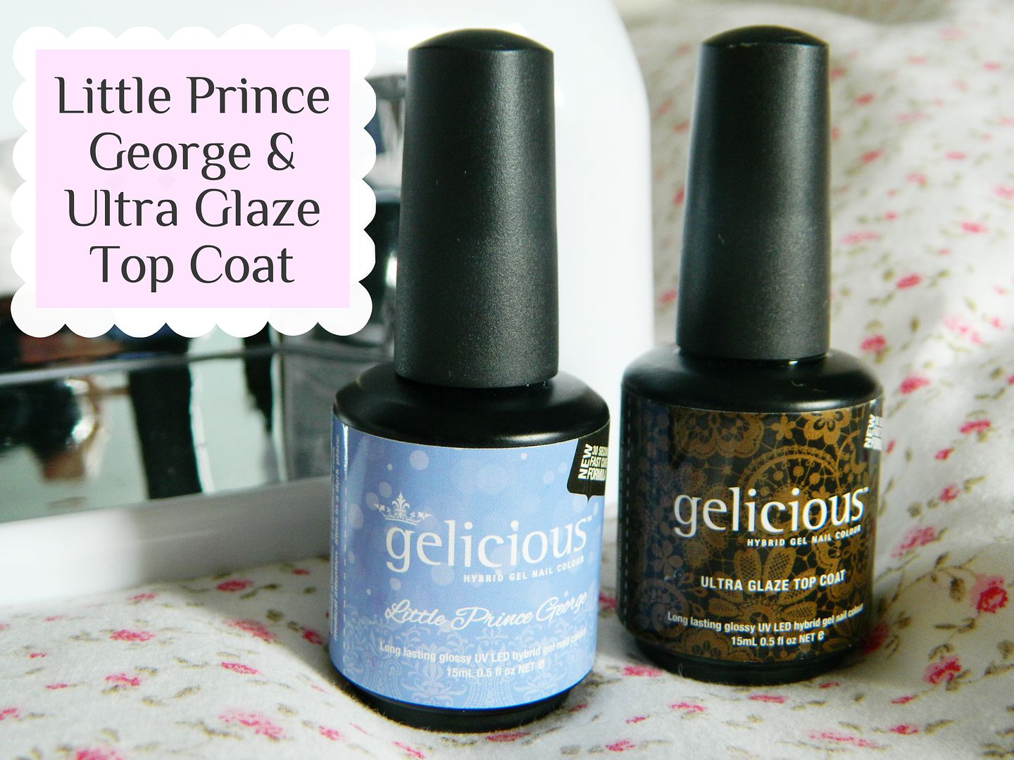 Gelicious Little Prince George Ultra Glaze Top Coat Review