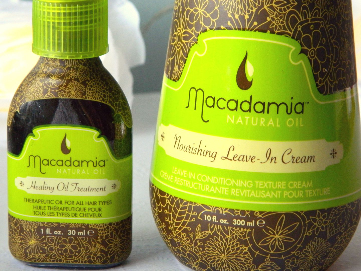 Macadamia Natural Oil Nourishing Leave In Cream Healing Oil Treatment Close Up Review Belle-amie