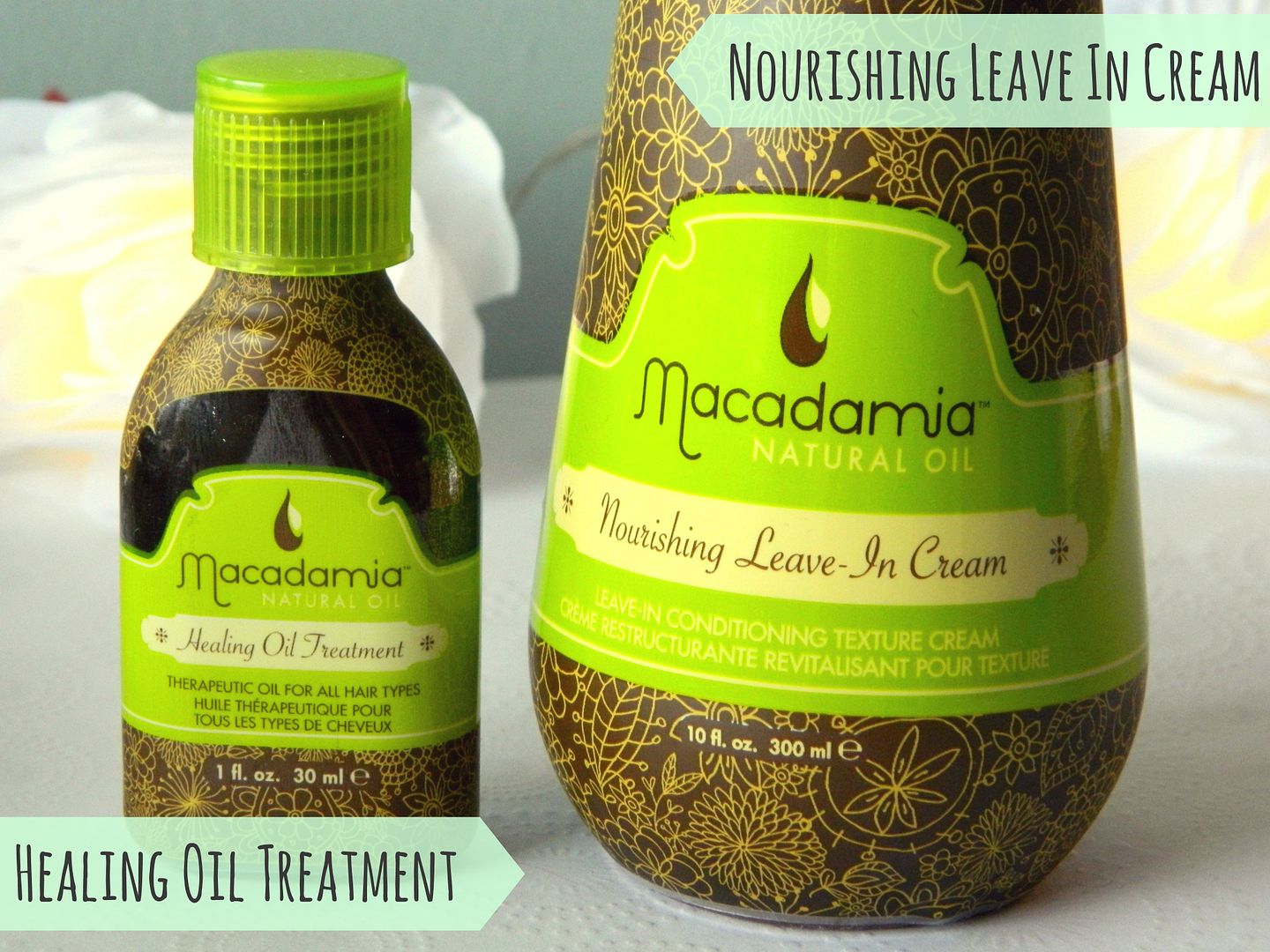 Macadamia Natural Oil Nourishing Leave In Cream healing Oil Treatment Packaging Review Belle-amie