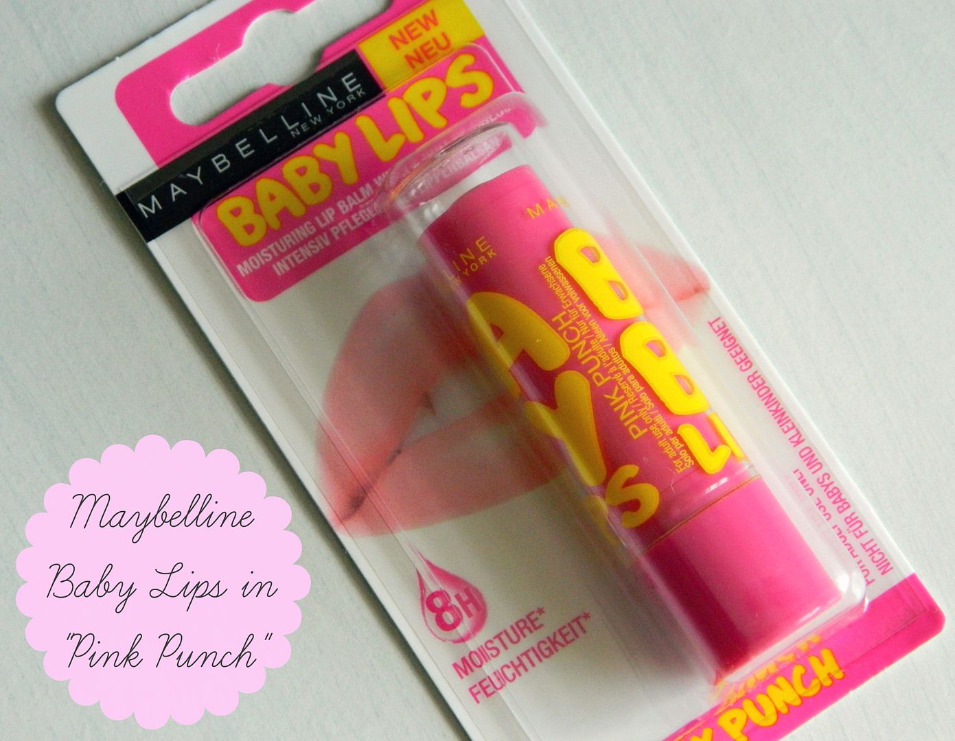Maybelline baby Lips Pink Punch Review Packaging Belle-amie UK Beauty Fashion Lifestyle Blog