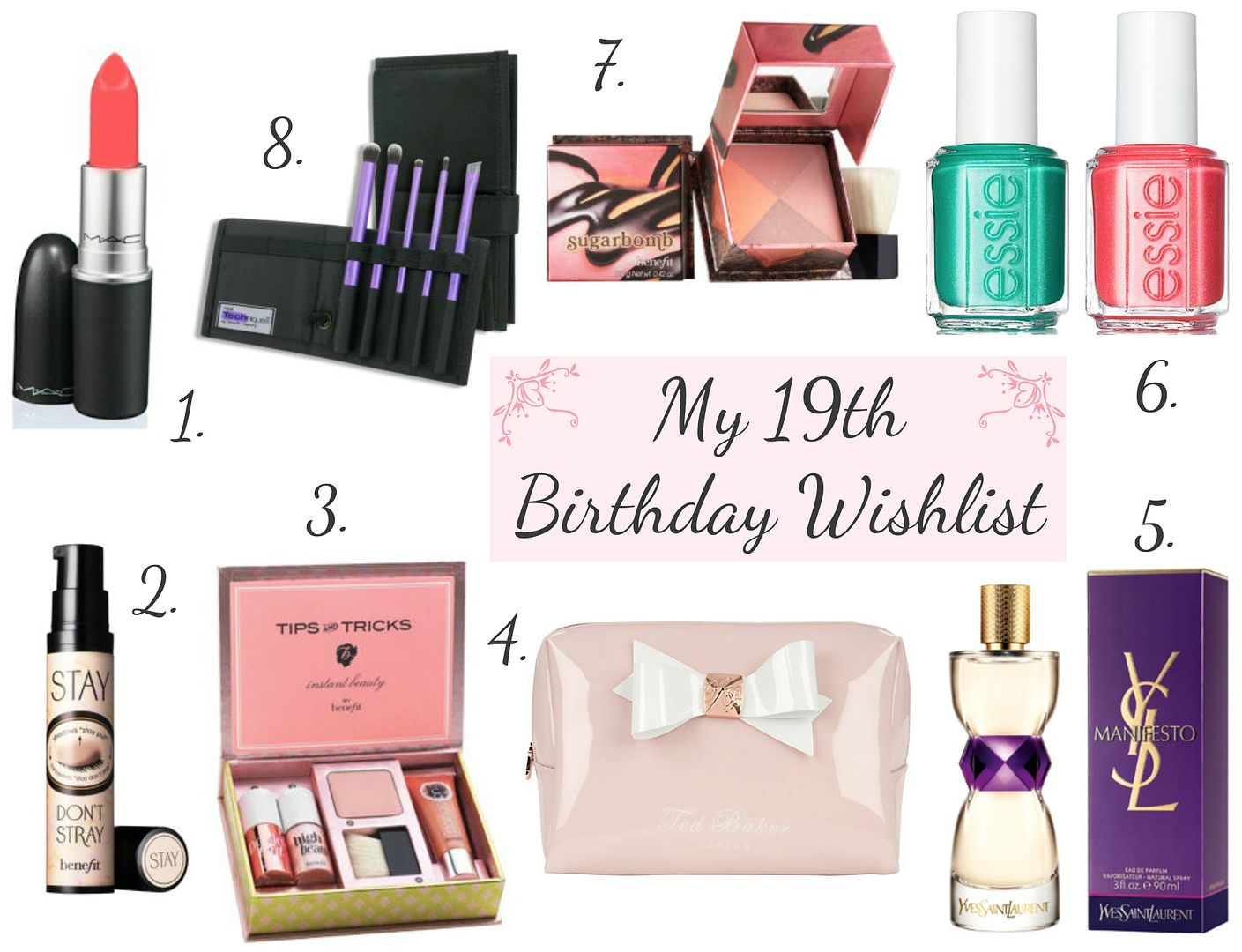My 19th Birthday Wishlist Belle-amie UK Beauty Fashion Lifestyle Blog