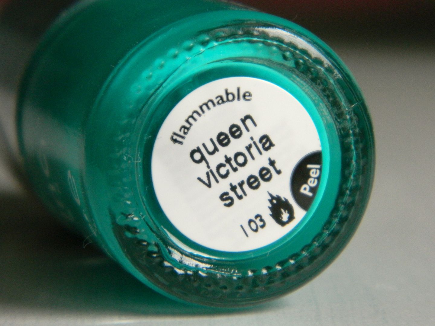Nails Of The Day Nails Inc Queen Victoria Street Nail Polish Lable Belle-amie