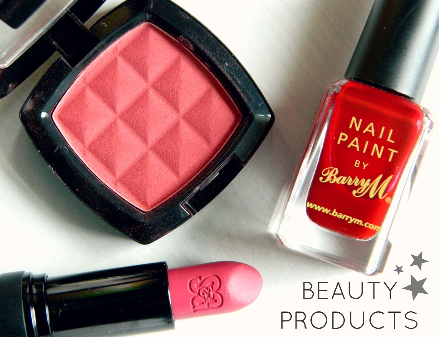 October 2013 Favourites Beauty Products NYX Desert Rose Blusher Soap And Glory Pom Pom Barry M Red Wine Belle-amie UK Beauty Fashion Lifestyle Blog