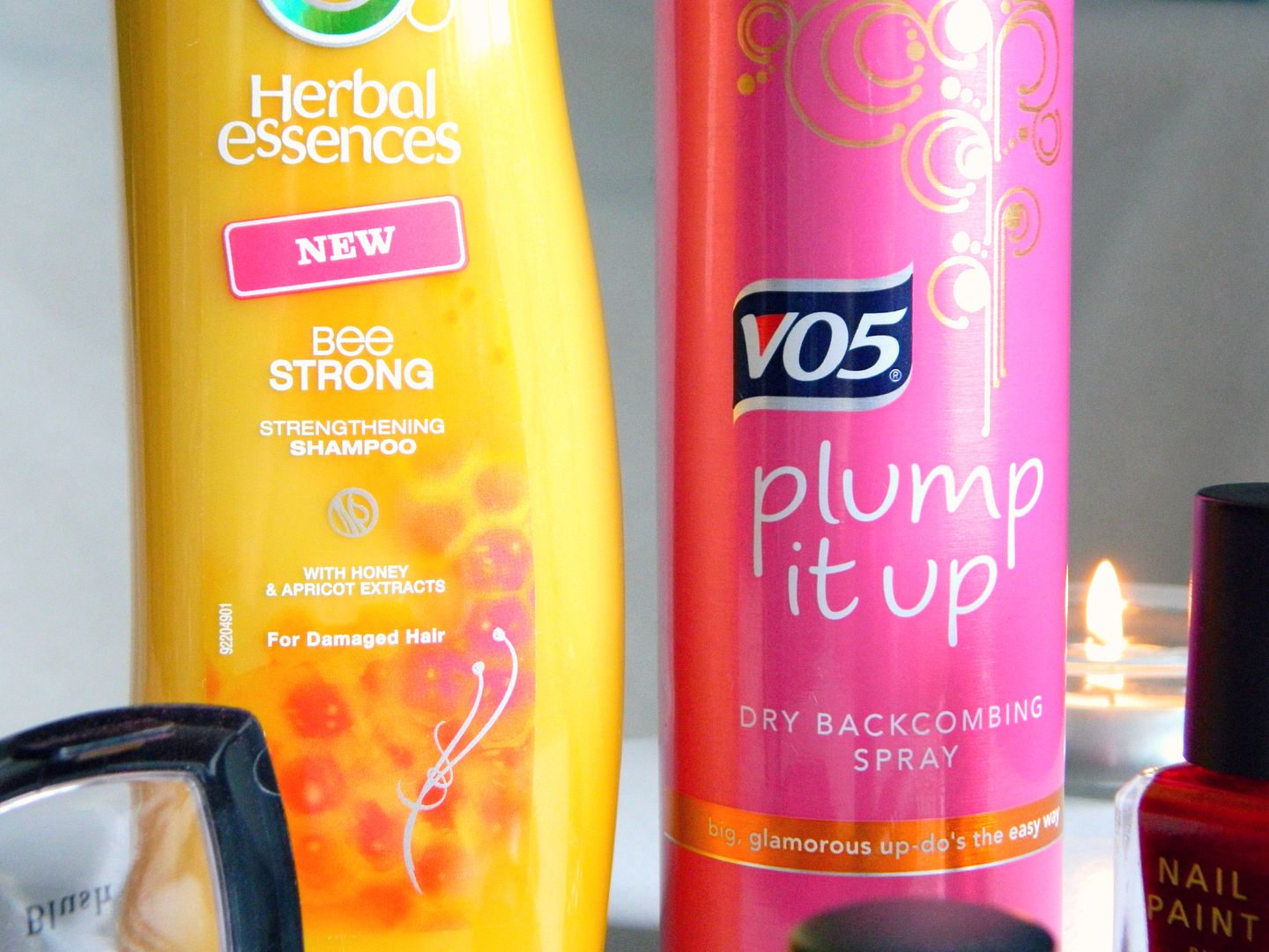 October 2013 Favourites Hair Products Herbal Essences Bee Strong VO5 Pump It Up Belle-amie UK Beauty Fashion Lifestyle Blog