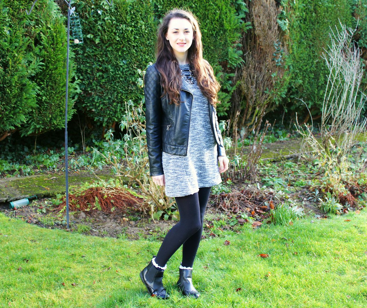 Winter Fashion Outfit Of The Day Casual Monochrome Miss Selfridge Oasis Primark Belle-Amie UK Beauty Fashion Lifestyle Blog