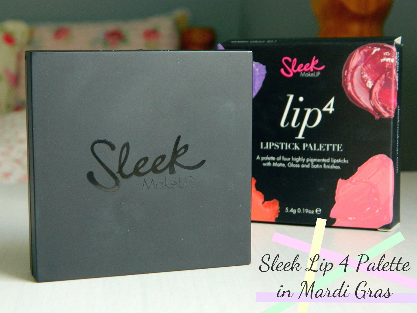 Sleek Lip 4 Palette in Mardi Gras Review Belle-amie UK Beauty Fashion Lifestyle Blog
