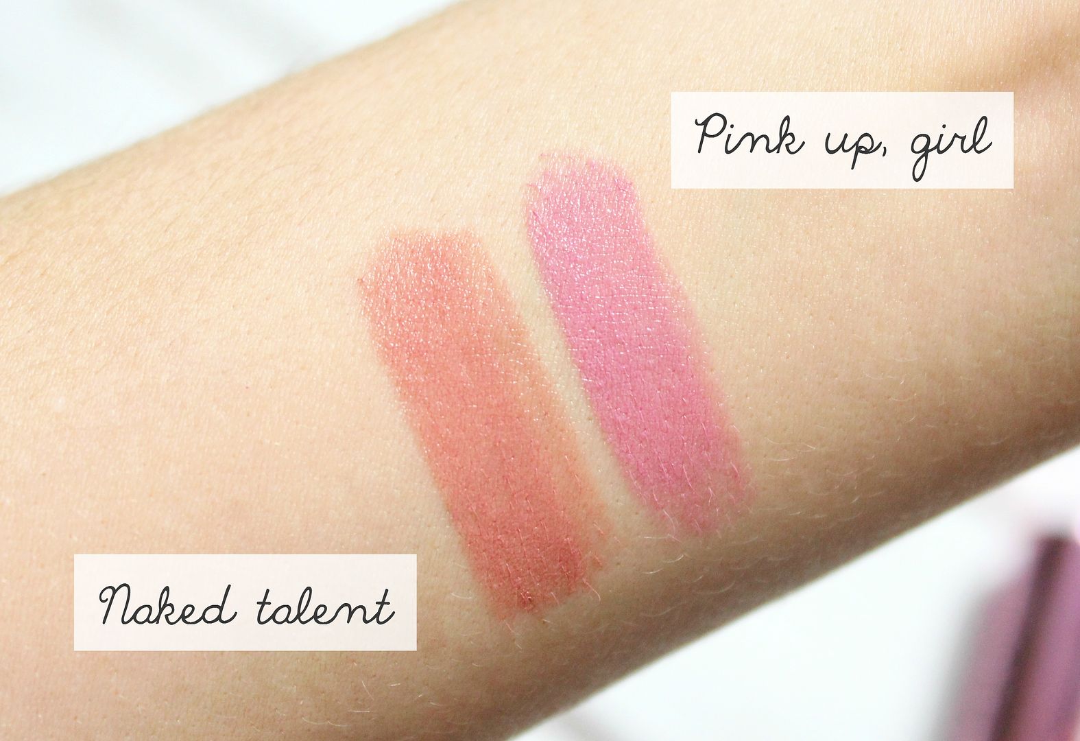 New Soap And Glory Sexy Mother Pucker Lipsticks Nude Pink Naked Talent Pink Up Girl Review Swatch Belle-Amie UK Beauty Fashion Lifestyle Blog