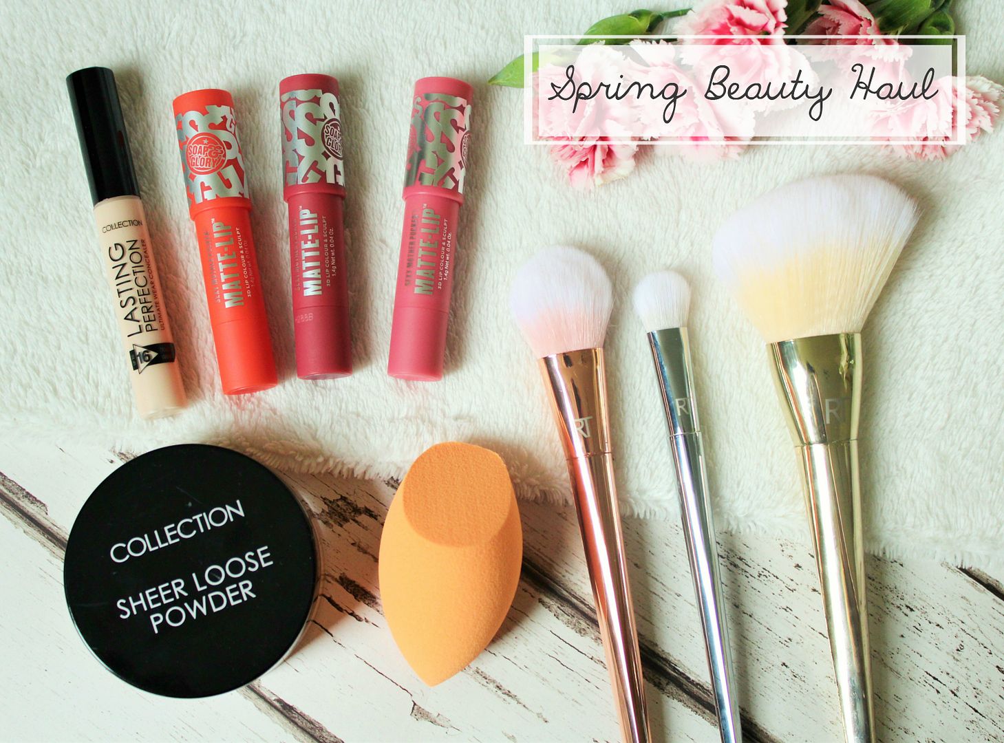 Spring 2016 Beauty Makeup Haul Real Techniqes Soap And Glory Collection Belle Amie UK Beauty Fashion Lifestyle Blog