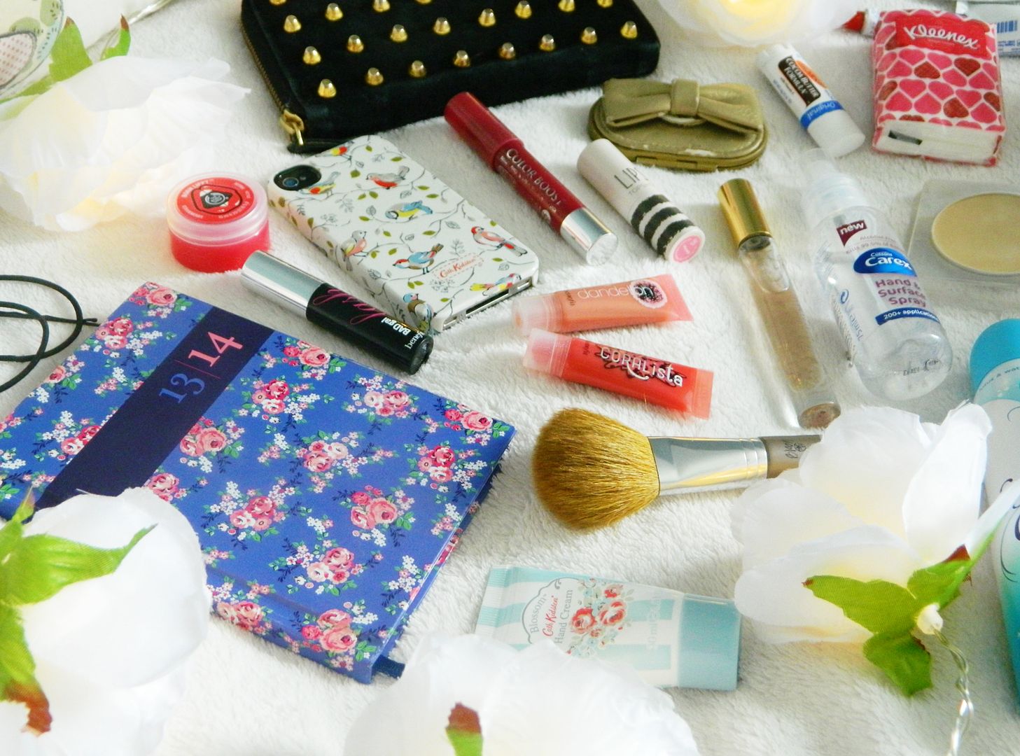Whats In My Bag Spring 2014 Makeup Beauty Essentials Belle-amie UK Beauty Fashion Lifestyle Blog