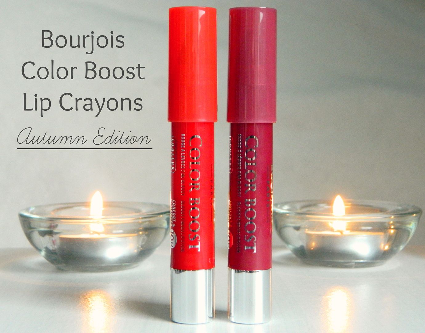 Bourjois Color Boost Lip Crayons Autumn Edition Red Island Plum Russian Review Belle-amie UK Beauty Fashion Lifestyle Blog