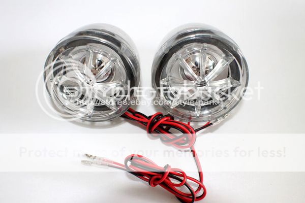 Motorcycle Car Truck Speakers Radio  iPod Audio Softail Sport with Color Lamp