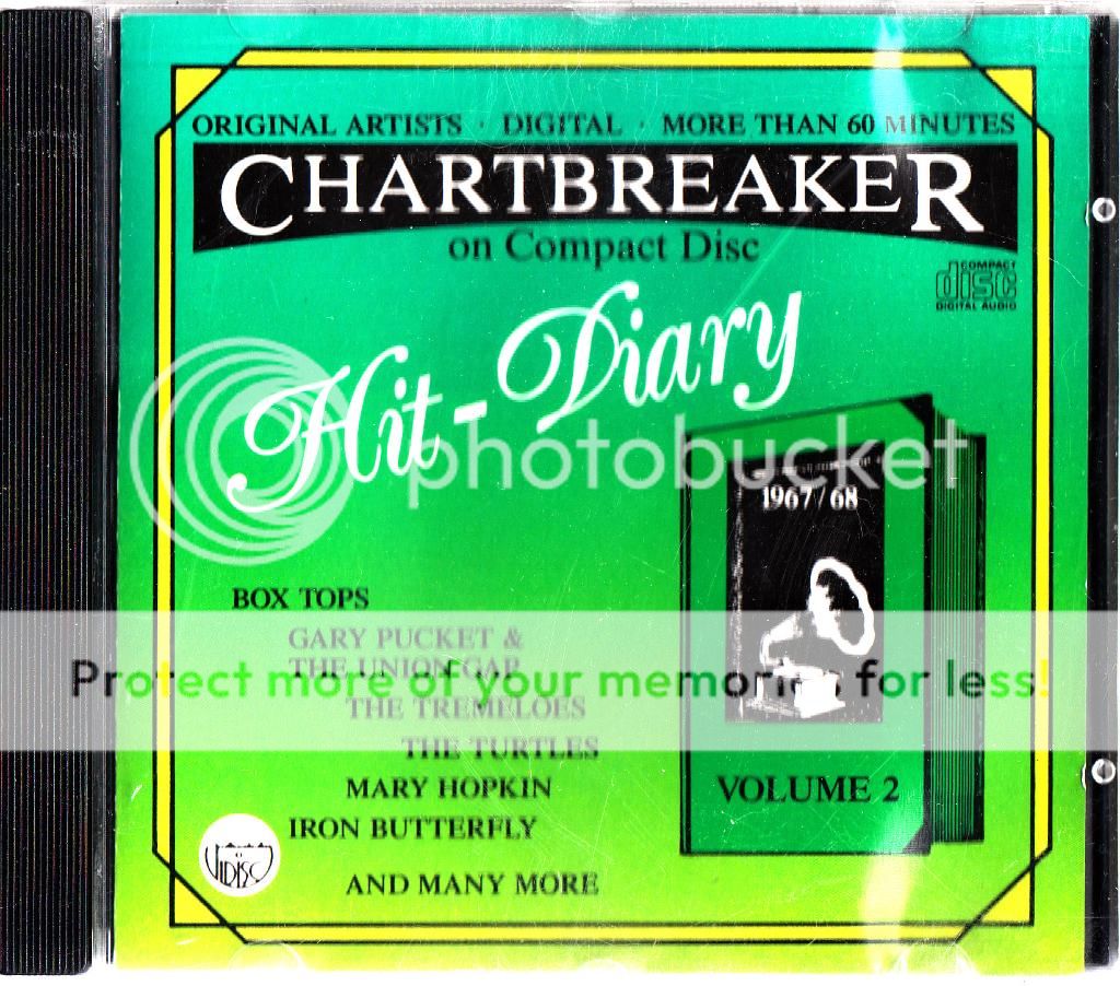 Chartbreaker Hit Diary The Best of 1967 68 V2 CD RARE Pop 60s/Turtles