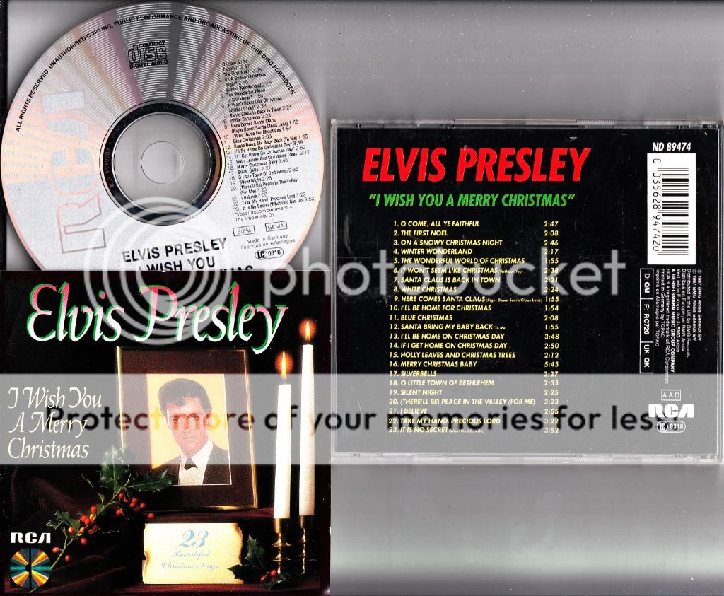 Elvis Presley I Wish You A Merry Christmas CD Album 23 Beautiful Songs