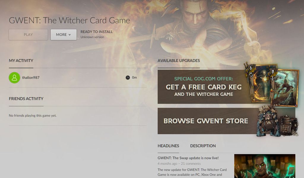 install gwent install gwent