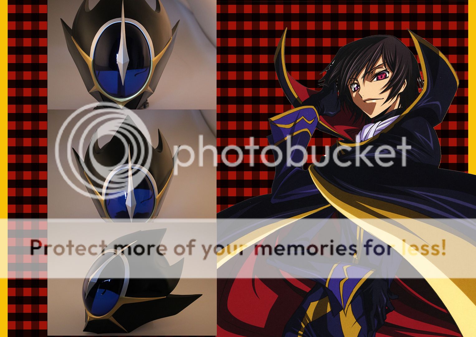 Lelouch Lamperouge Code Geass Lelouch Zero Helmet Mask Cosplay Props Ebay 5330